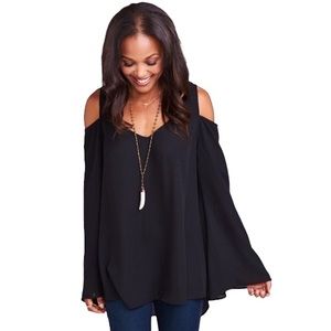 Show Me Your Mumu Shoulder Boo Tunic‎ Silky Top
